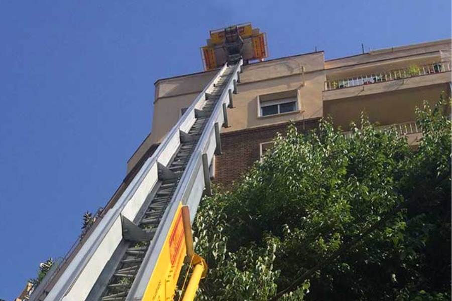 Servicio elevador para mudanzas