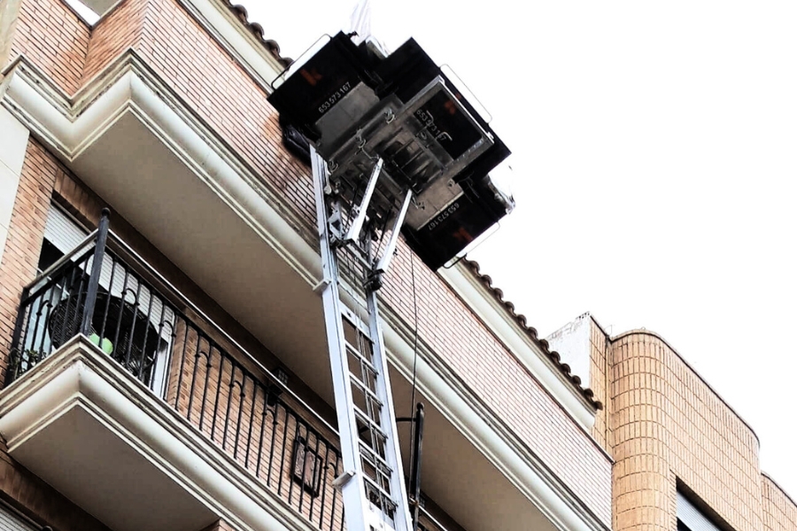Servicio de elevador para mudanzas