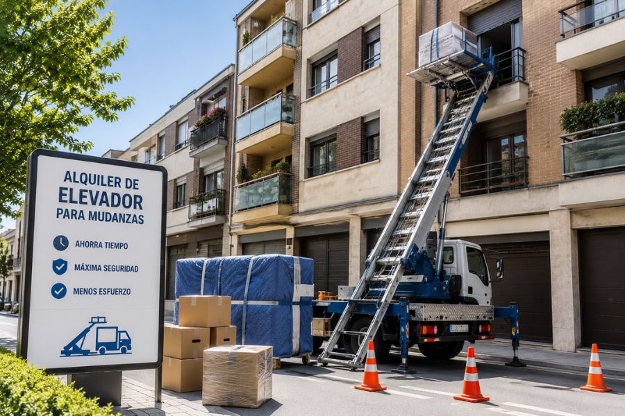 Alquiler de elevador mudanzas